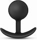 Blush Anal Adventures Platinum Silicone Vibra Plug Πρωκτική Σφήνα Black