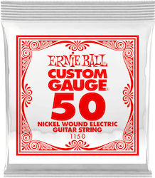 Ernie Ball 1150L Μονή Χορδή Nickel Wound 50" Loop End