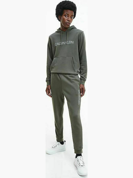 Calvin Klein Παντελόνι Φόρμας με Λάστιχο Grape ...