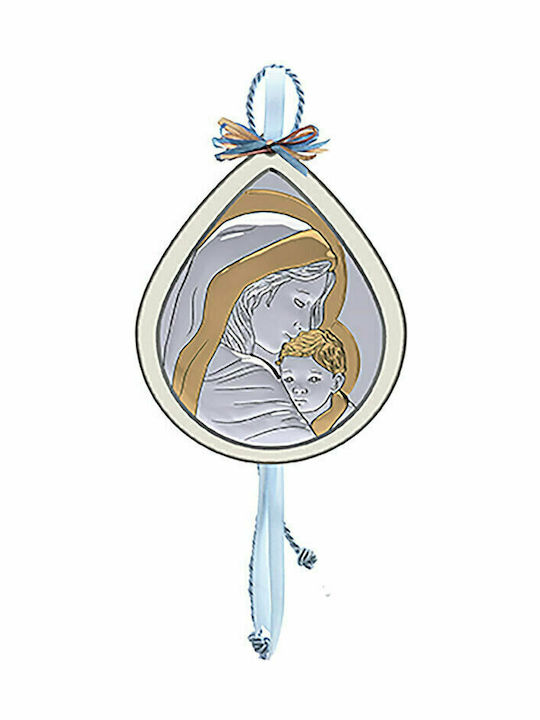 Slevori Благословена Майка Икони Детски Талисман с Дева Мария от Сребро VP00308TW1HG-B-A