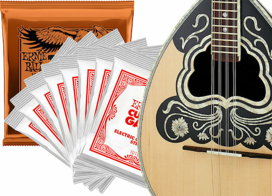 Ernie Ball Σετ Nickel Wound Χορδών 11 - 28" για Μπουζούκι BR8 Bouzouki Set
