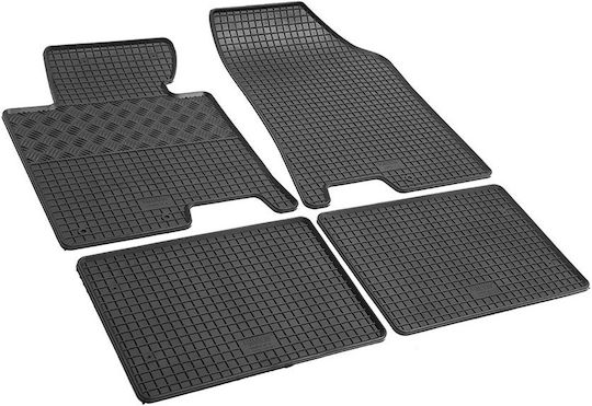 Rigum Set of Front and Rear Mats 4pcs for Hyundai i40 2011+ Black