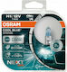 Osram Lamps Car & Motorcycle Cool Blue Intense +100% H1 Halogen 5000K Cold White 12V 55W 2pcs