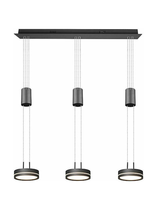 Trio Lighting Franklin Pendant Light LED Gray