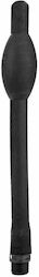 All Black Silicone Anal Douche Πρωκτικό Ντους Black 27cm