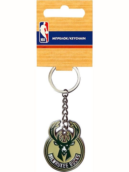 Back Me Up Μπρελόκ Milwaukee Bucks Μεταλλικό Ομ...