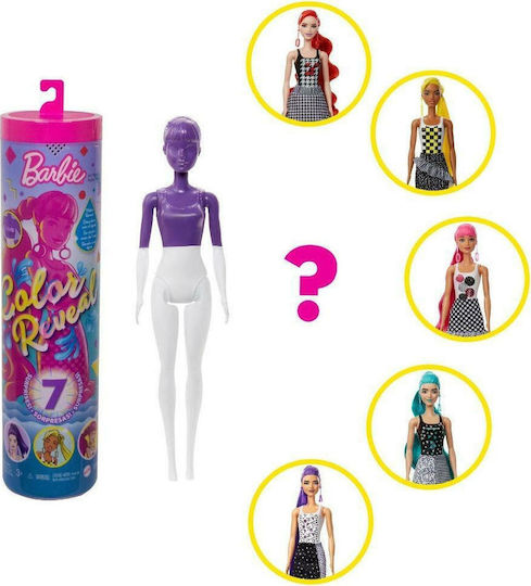 Barbie Monochrome Series Κούκλα Color Reveal για 3+ Ετών 32εκ.