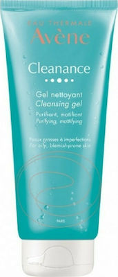 Avene Gel κατά της Ακμής Cleanance Oily Blemish Prone Skin Tube για Λιπαρές Επιδερμίδες 200ml