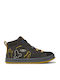Twins Παιδικά Sneakers High Ανατομικά Γκρι