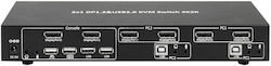 Techly IDATA-DP-KVM2 KVM & Data Switch