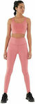 Ausbildung Frauen Lang Leggings Rosa HOL21-LEG605-54S