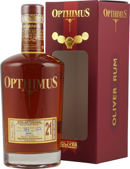 Opthimus Summa Cum Laude Стар Ром 21 Години 38% 700ml