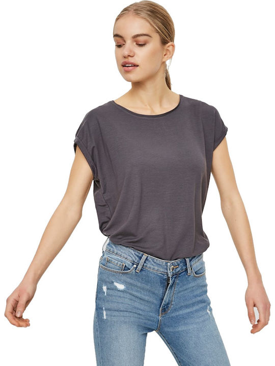 Vero Moda Women's T-shirt Grey/Asphalt