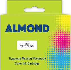 Almond 43.HPC9352AA Cerneală Compatibilă HP 22 C9352AE Multiplu (Culoare)