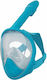 Bluewave Μάσκα Θαλάσσης Σιλικόνης Full Face Παιδική Junior XS σε Τιρκουάζ χρώμα