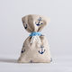 Christening Favor in Pouch Άγκυρα made of Fabric 50pcs