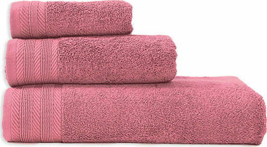 Nef-Nef Homeware Πετσέτα Χεριών Life 30x50εκ. 1163 Pink Βάρους 550gr/m²