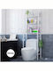 TW-101 Floor Bathroom Shelf Metallic with 3 Shelves 47x25x156cm