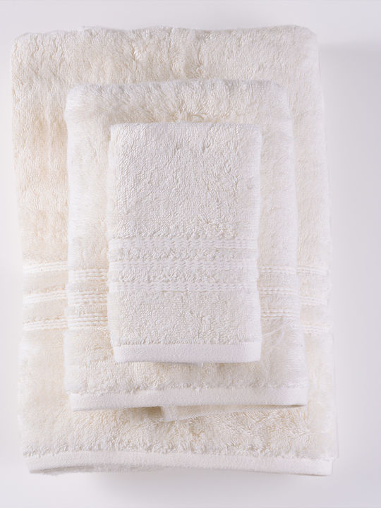 Rythmos Bath Towel Aria 75x150cm. 07 Cream Weight 600gr/m²