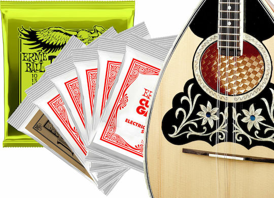 Ernie Ball Y6 Bouzouki Set Σετ Χορδών Phosphor Bronze Μπουζουκιού 11 - 22"