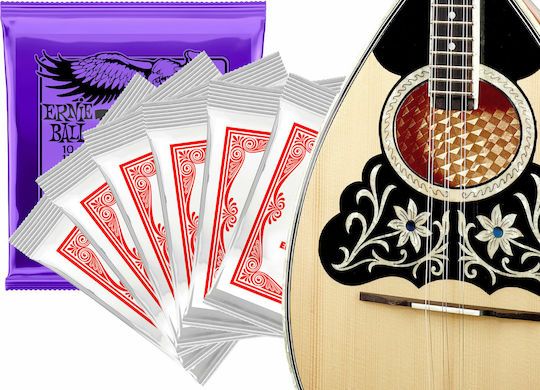 Ernie Ball P6 Bouzouki Einstellen Χορδών Nickel gewickelt Μπουζουκιού 10 - 22