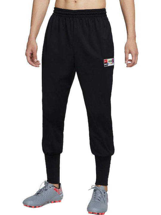Nike F.C. Cuffed Knit Soccer Dri-Fit Jogger Pants Black