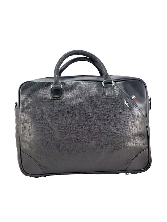 Leather Men's Briefcase Black
