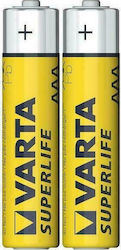 Varta Superlife Μπαταρίες Zinc AAA 1.5V 2τμχ