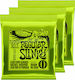 Ernie Ball Slinky Set Electric Guitar Strings N...