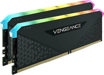 Corsair Vengeance RGB RS 16GB DDR4 RAM mit 2 Modulen (2x8GB) und Geschwindigkeit 3200 für Schreibtisch