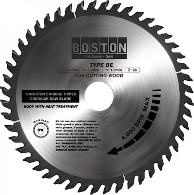 Boston Δίσκος Κοπής Disc de tăiere Lemn 210mm 1buc