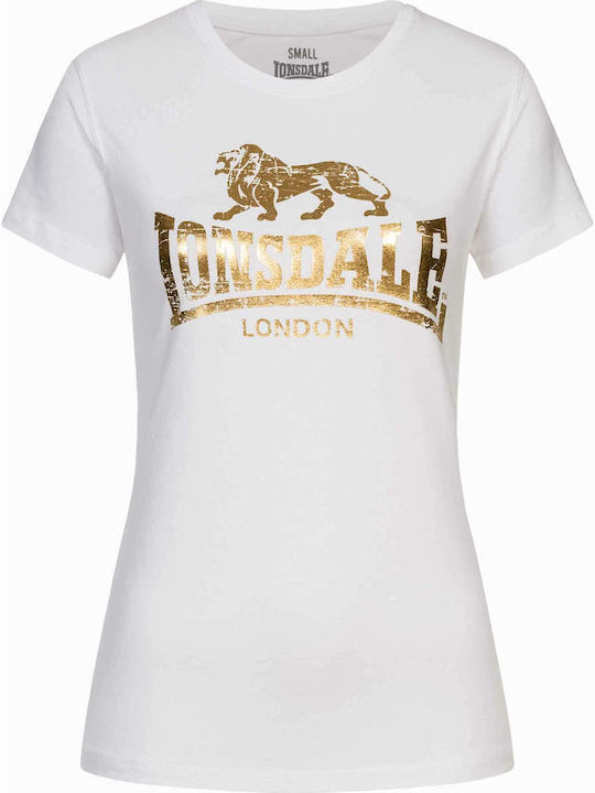 Lonsdale Bantry Дамска Тениска Бяла