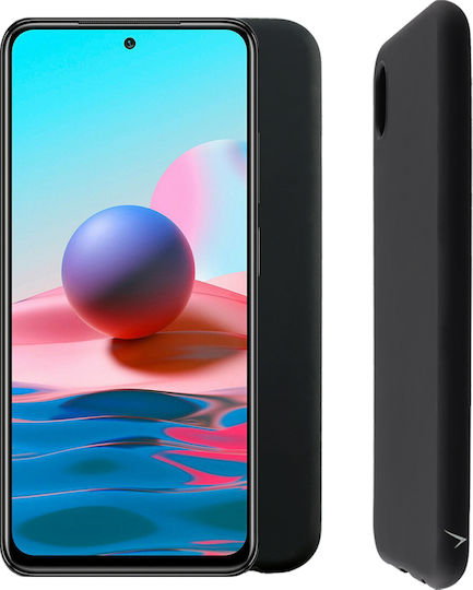 Volte-Tel Camera Guard Back Cover Σιλικόνης Μαύρο (Redmi Note 10 / 10s / Poco M5s)