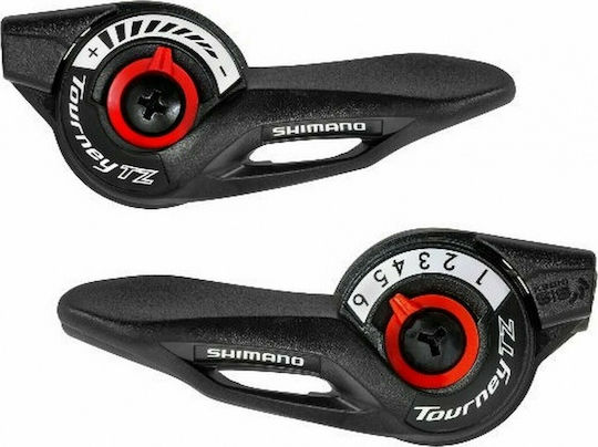 Shimano SL-TZ500 Σετ Λεβιέδες Ταχυτήτων Ποδηλάτου 3 x 6SP