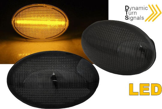 Flash Led for Opel Astra / Corsa F 1991-1997 / Corsa B,C 1993-2006 / Tigra A 1994-2000 Dynamic Smoke 2pcs