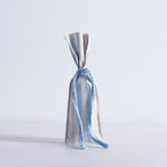 Christening Favor in Pouch Ecru/Blue made of Fabric