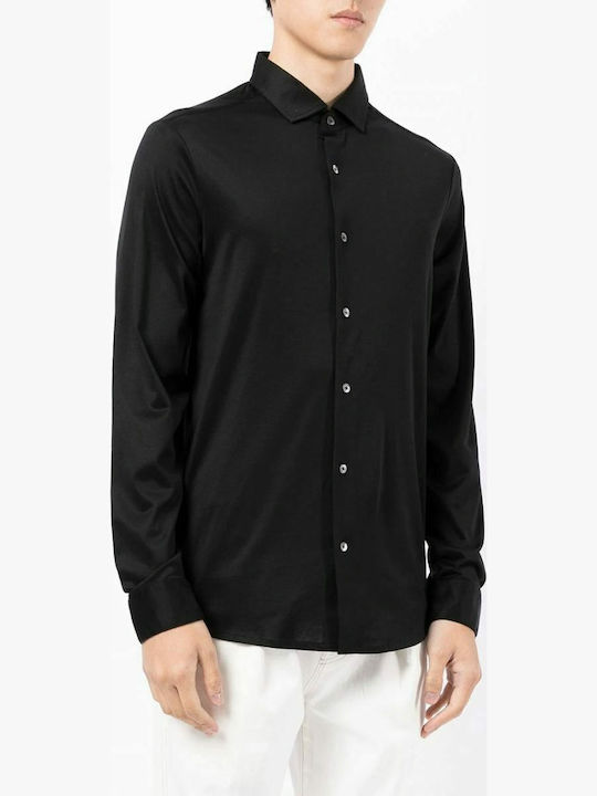 Emporio Armani Langärmlig Hemd Schwarz