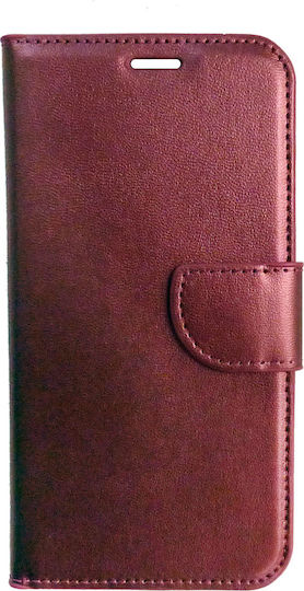 Buchen Sie Synthetisches Leder Burgundisch (Nokia 7.2)