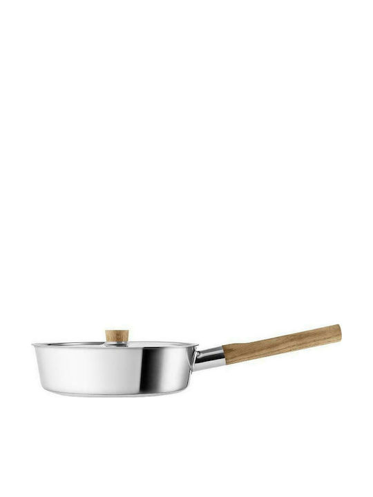 Eva Solo Nordic Kitchen Sautieren Mit Deckel aus Edelstahl 24cm