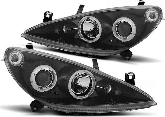 Tuning-Tec Μπροστινά Φανάρια Angel Eyes για Peugeot 307 2τμχ