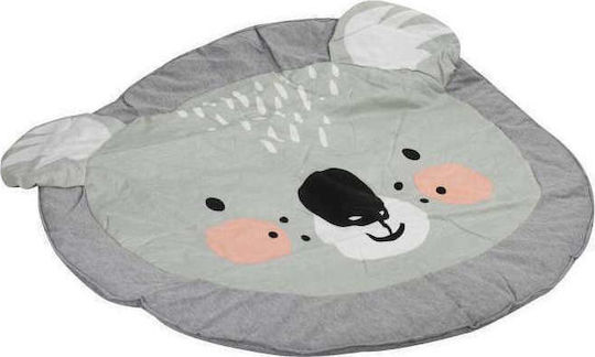 Loco Koala Graue Runde Kinderteppich 85cm