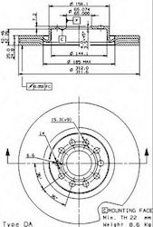 Brembo Σετ Δισκόπλακες