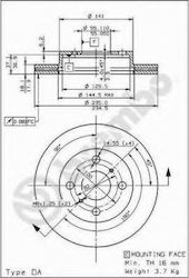 Brembo Front Brake Discs