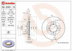 Brembo Discuri de frână pentru Mazda 323