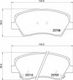 Brembo Σετ Τακάκια Εμπρός για Hyundai Elantra / i30 Kia Ceed / Cerato