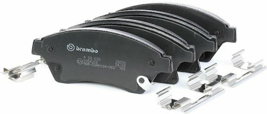 Brembo Σετ Τακάκια Εμπρός για Chevrolet Aveo Opel Astra / Zafira