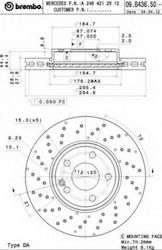 Brembo Σετ Δισκόπλακες Εμπρός