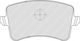 Ferodo Brake Pad Rear for Audi A4 / A5 / Q5