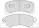 Ferodo Brake Pad Set Back for Daihatsu Cuore Mitsubishi Mirage Space Star