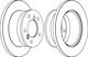 Ferodo Bremsscheiben Hinten für Fiat 130 Lada 112 Mazda 5 / 2 Saab 96 Skoda 130